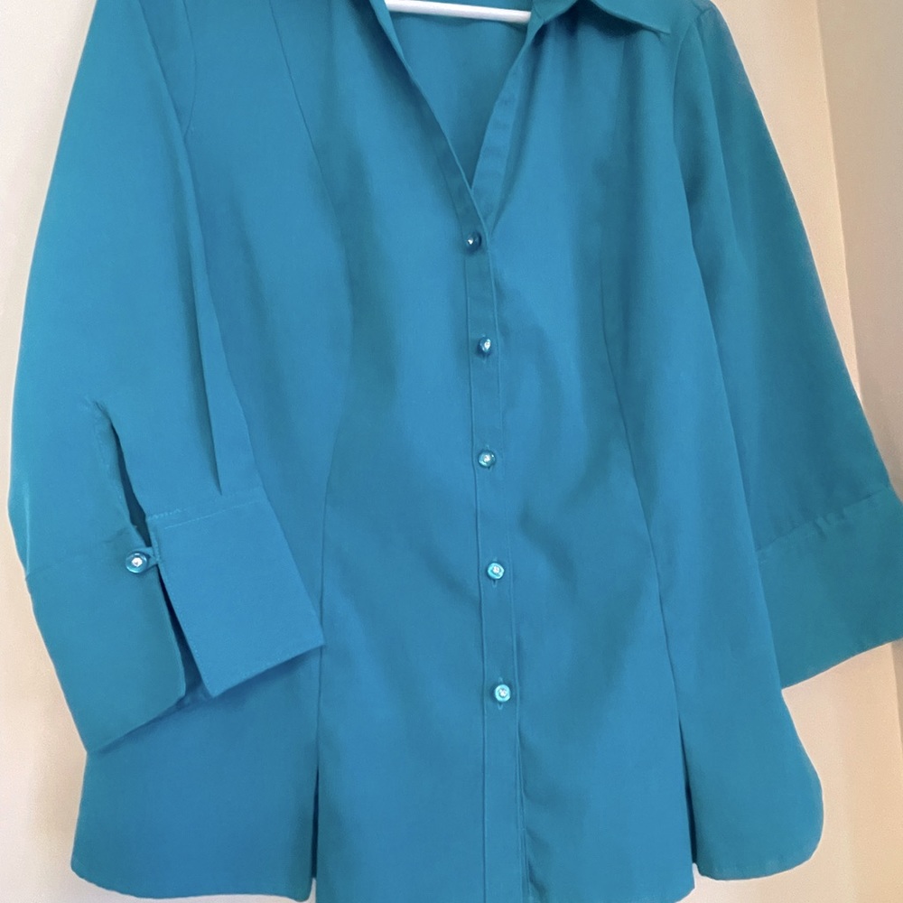 Blue blazer with beautiful buttons